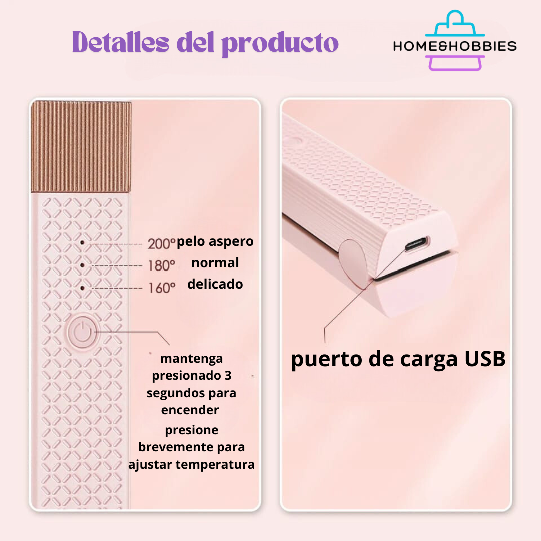 Plancha de Cabello Inalambrica